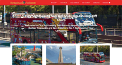 Desktop Screenshot of citysightseeingsanantonio.com
